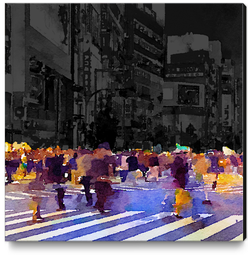 One evening in Tokyo Canvas Print by Malixx