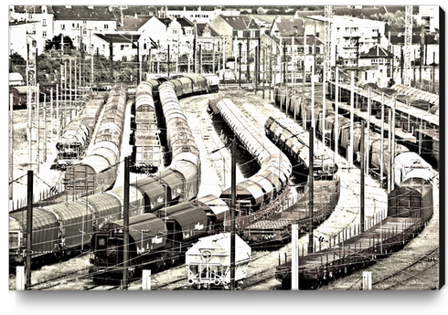 Train train quotidien Canvas Print by Stefan D