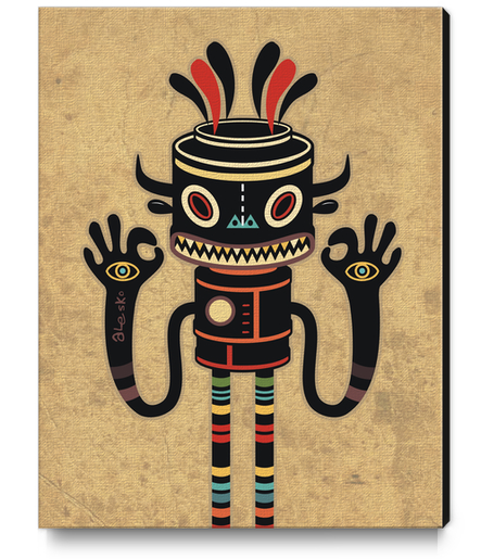 Tribe Gathering Canvas Print by Exit Man