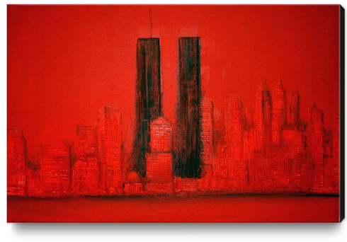 Twin Towers Canvas Print by di-tommaso