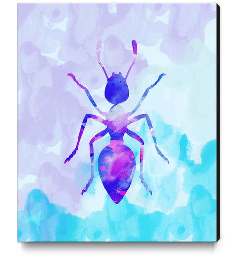 Abstract Ant Canvas Print by Amir Faysal