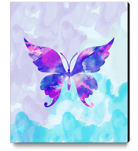 Abstract Butterfly Canvas Print by Amir Faysal