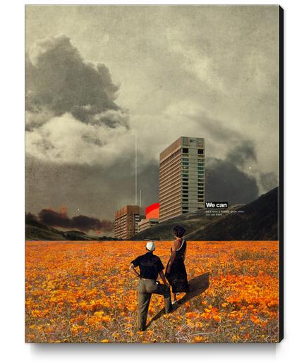 We Can Canvas Print by Frank Moth