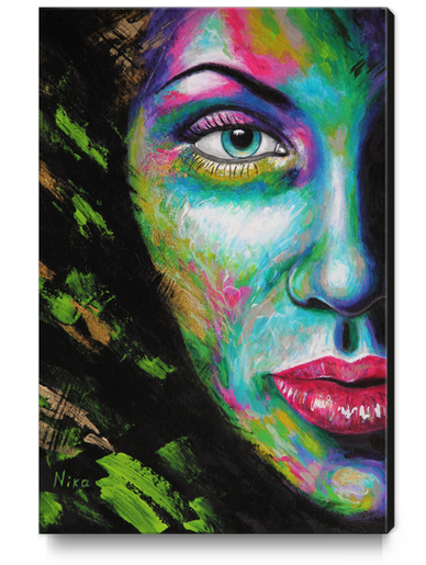 Face Canvas Print by Nika_Akin