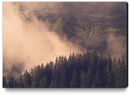 MOUNTAIN SECRET Canvas Print by DANIEL COULMANN