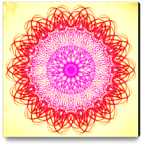 ATOM OF HAPPINESS Canvas Print by Chrisb Marquez