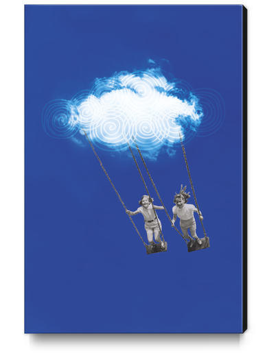 V&C in the sky Canvas Print by tzigone
