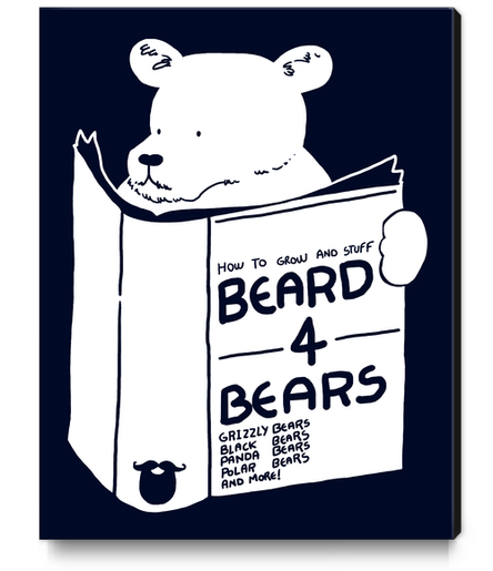 Beard For Bears Canvas Print by Tobias Fonseca