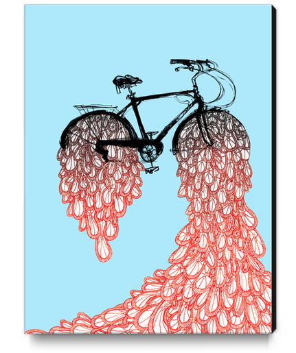 Bike Canvas Print by Alice Holleman