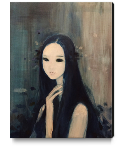 Blue 36 Canvas Print by Ai Natori