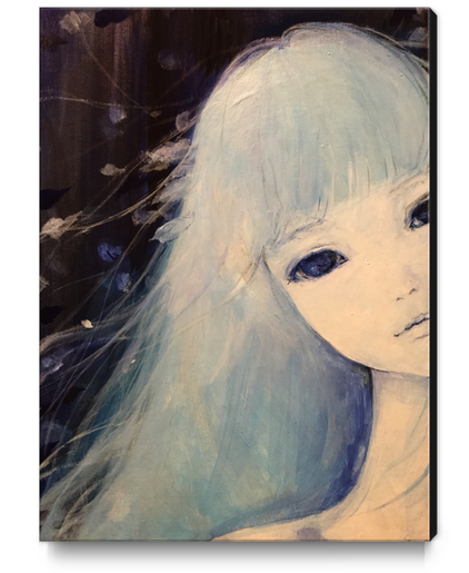 Blue 38 Canvas Print by Ai Natori