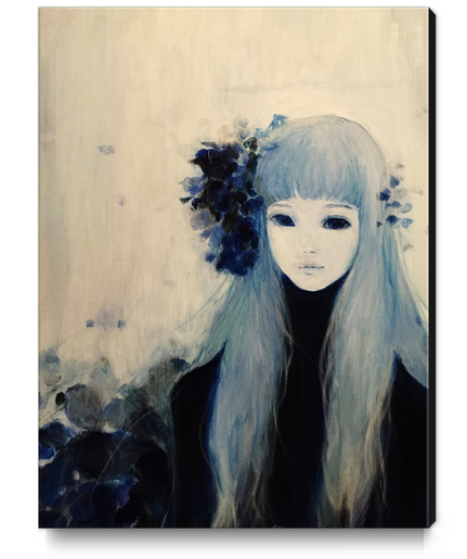 Blue 37 Canvas Print by Ai Natori