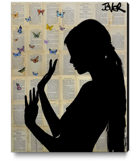 Butterfly Days Canvas Print by loui jover