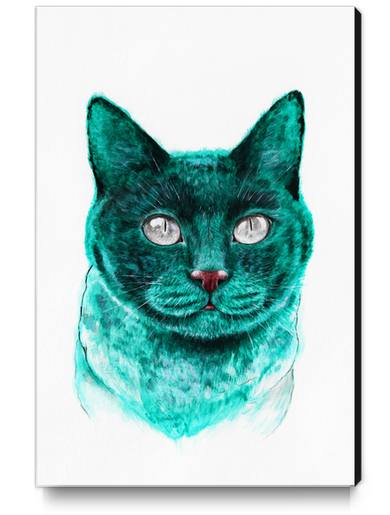 Cat Canvas Print by Nika_Akin
