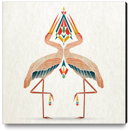 couple of birds Canvas Print by Manoou