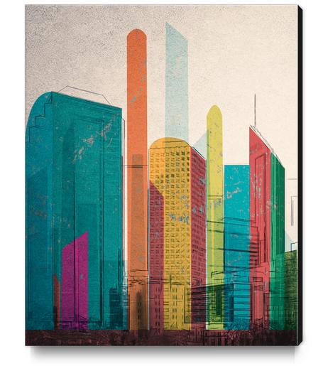 Theme for great cities No. 4 Canvas Print by inkycubans