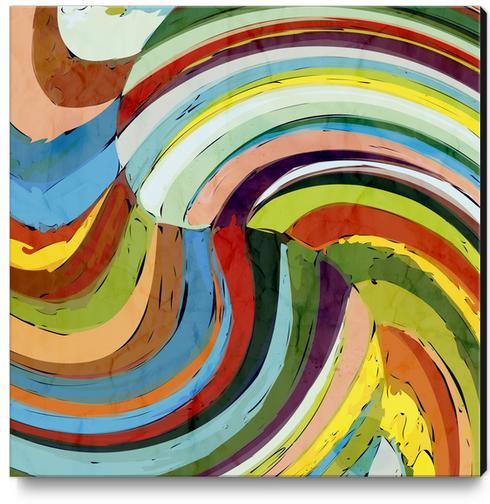 Color Wave Canvas Print by Vic Storia