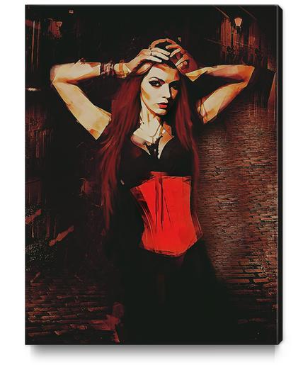 Vampire Compelled Canvas Print by Galen Valle