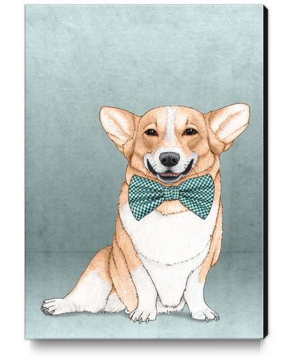 Corgi Dog Canvas Print by Barruf