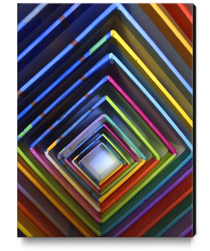 Cubes Imbrication Canvas Print by Vic Storia