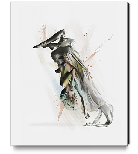 Drift Contemporary Dance Two Canvas Print by Galen Valle
