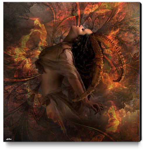 GAZE INTO THE ABYSS Canvas Print by G. Berry