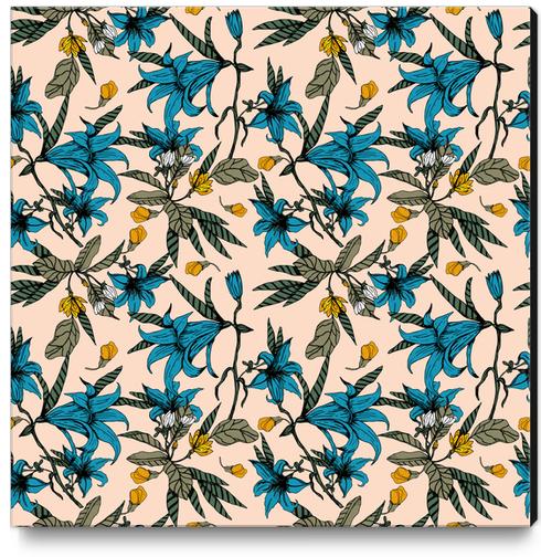 Pattern floral 01 Canvas Print by mmartabc