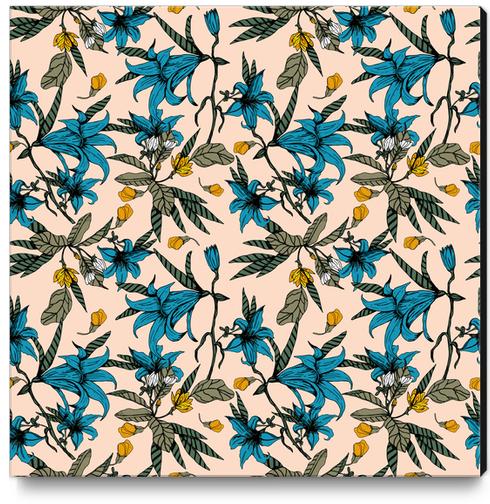 Pattern floral 01 Canvas Print by mmartabc