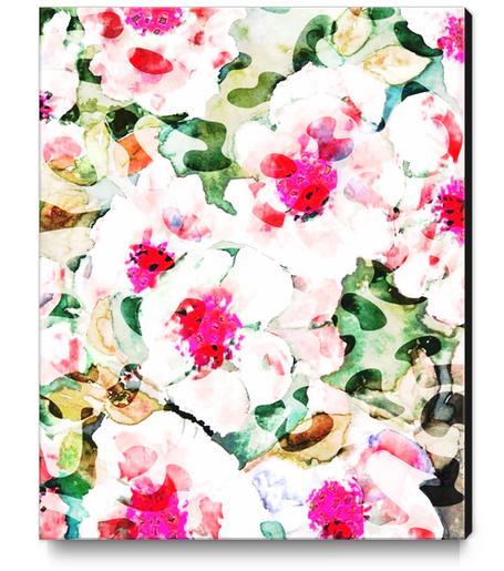 Flower Love Canvas Print by Uma Gokhale