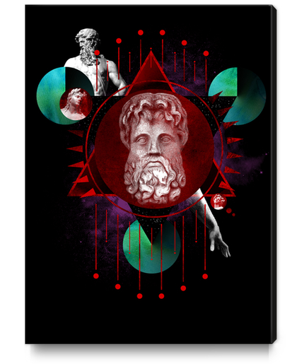 Geometric Gods Canvas Print by TenTimesKarma