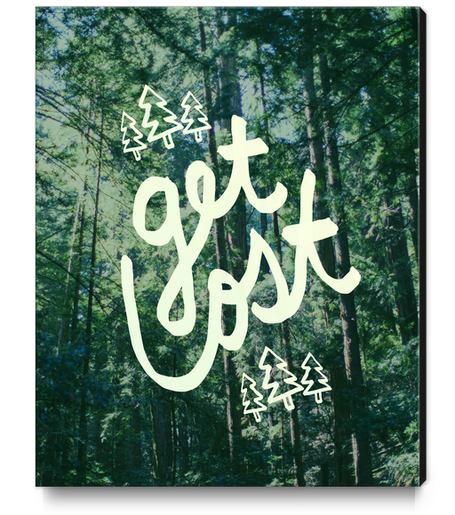 Get Lost - Muir Woods Canvas Print by Leah Flores
