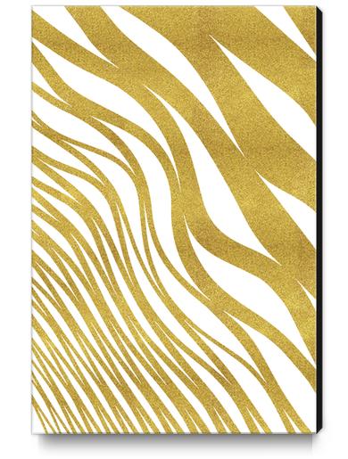 Golden Wave Canvas Print by Uma Gokhale