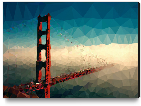 Golden Gate Canvas Print by Vic Storia
