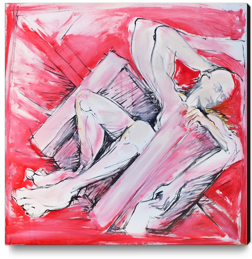 Sitting man Canvas Print by Georgio Fabrello