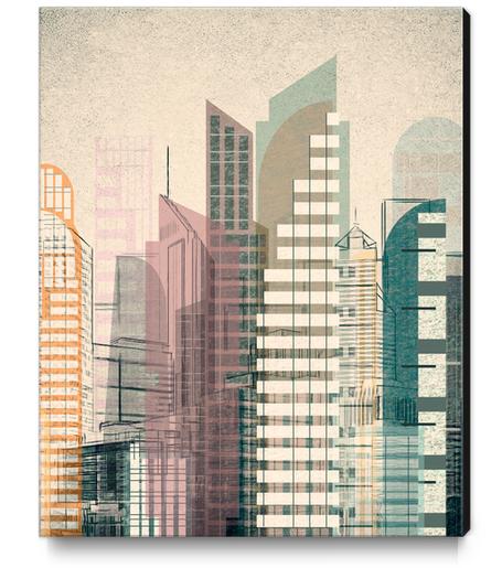 Theme For Great Cities No. 3 Canvas Print by inkycubans