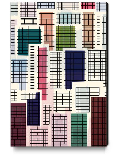 Crowded houses No. 1 Canvas Print by inkycubans