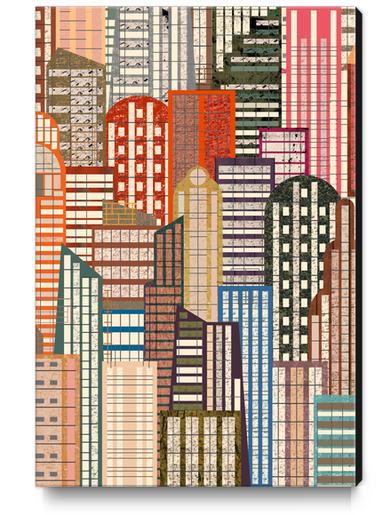 Theme For Great Cities No.1 Canvas Print by inkycubans