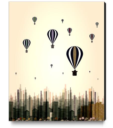 Theme For Great Cities No.5 Canvas Print by inkycubans