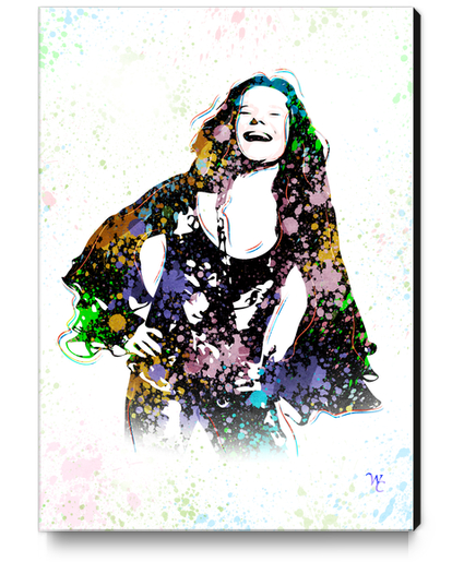 Janis Joplin - Piece Of My Heart - Pop Art Canvas Print by William Cuccio WCSmack