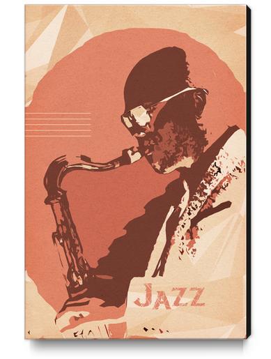 Jazz Sax Canvas Print by cinema4design