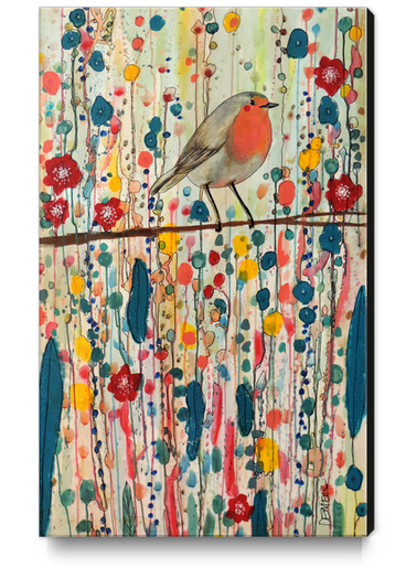 Je ne suis pas qu'un oiseau Canvas Print by Sylvie Demers