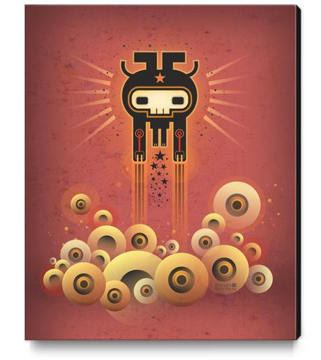 Electrochaman Canvas Print by Exit Man