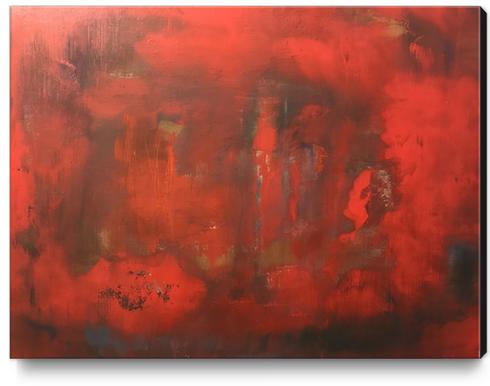 L'homme en rouge Canvas Print by MaloBianca