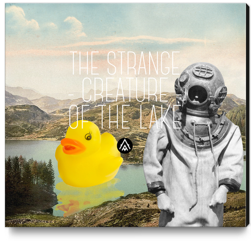 The Strange Creature of the Lake Canvas Print by Alfonse