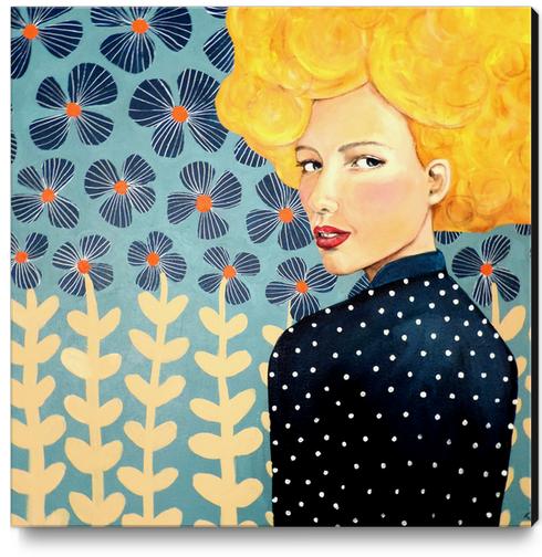 Lucie Canvas Print by Sylvie Demers