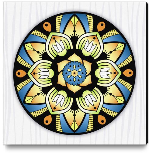 Mandala Opening Canvas Print by Divotomezove