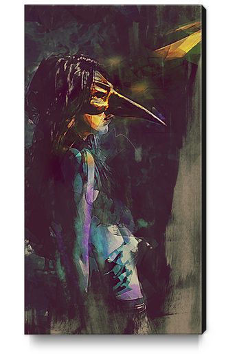 Miasma - Plague Doctor Canvas Print by Galen Valle