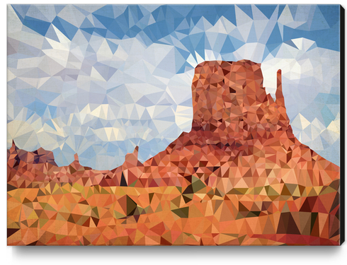 Monument Valley Canvas Print by Vic Storia