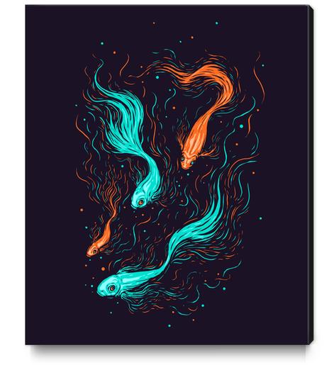 Neon Float Canvas Print by StevenToang