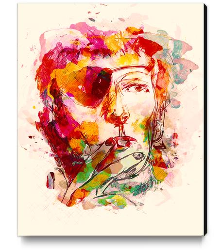Bowie Canvas Print by inkycubans